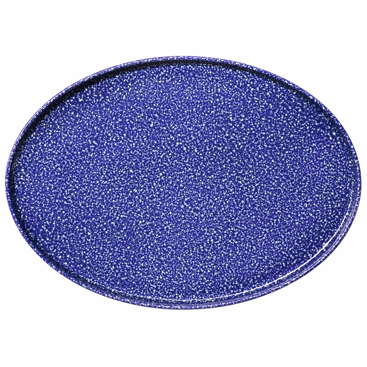 Good Mood, Teller flach oval 366 x 260 mm intense blue